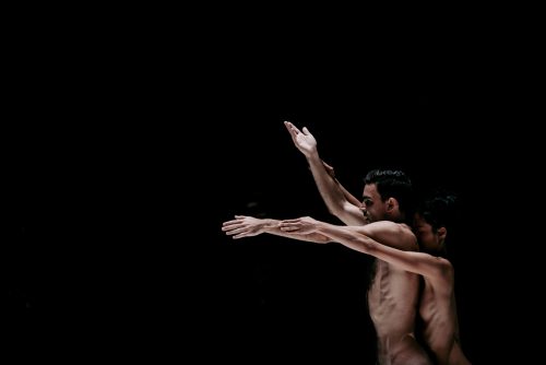 photo of Zoltán Vakulya and Chen-Wei Lee in Together Alone, Taiwan Dance Platform 2018