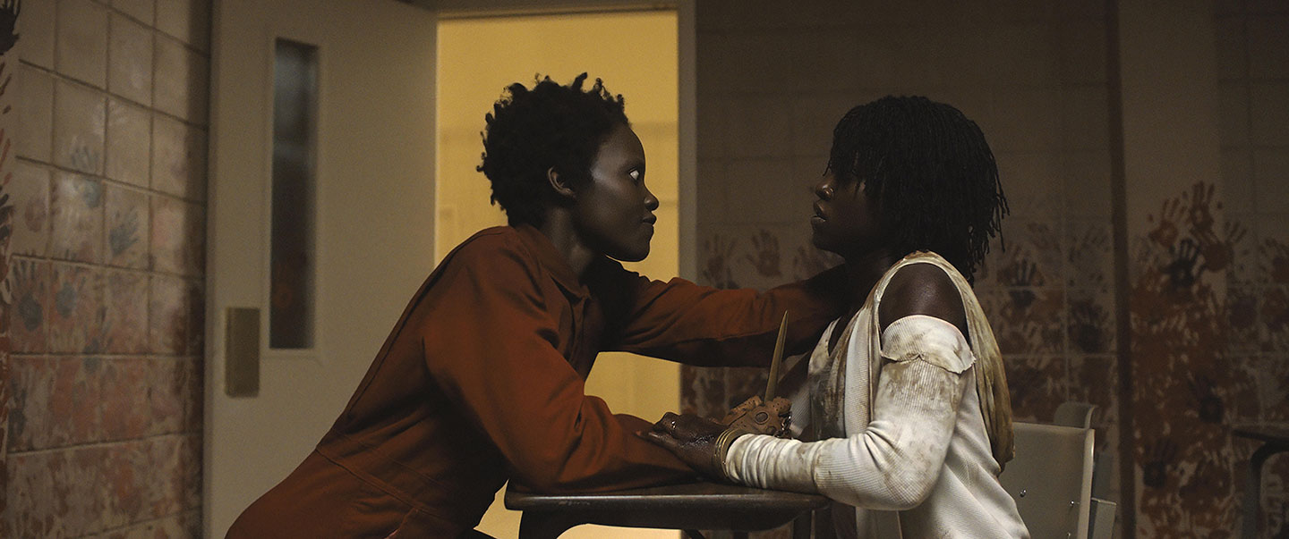 Doubled: Lupita Nyong’o as Red and Adelaide in Jordan Peels’s Us (2019)